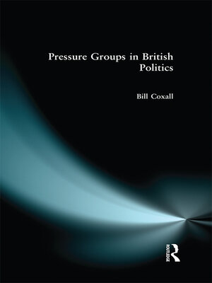cover image of Pressure Groups in British Politics